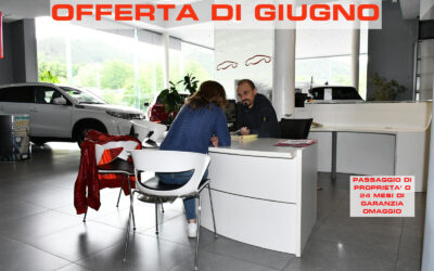 OFFERTA GIUGNO: passaggio di proprietà o 24 mesi garanzia  in omaggio